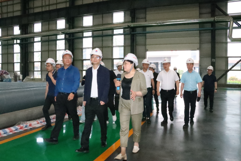 貴陽(yáng)市政協(xié)副主席、清鎮(zhèn)市委書記付濤一行到明泰鋁業(yè)考察